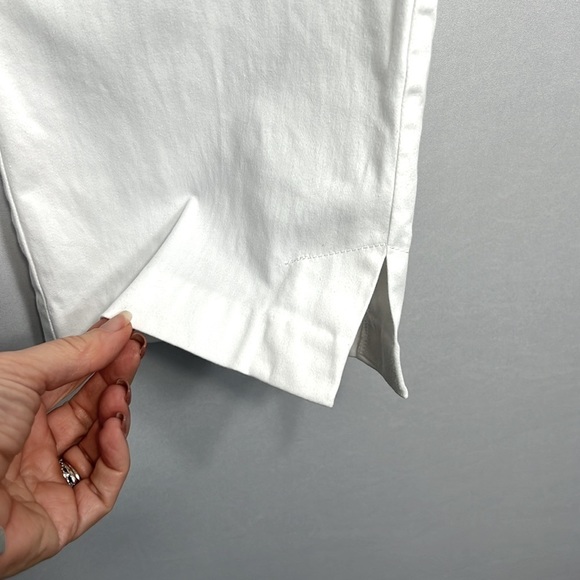 Tribal Stretch White Capri Pants size 6 - Picture 4 of 9